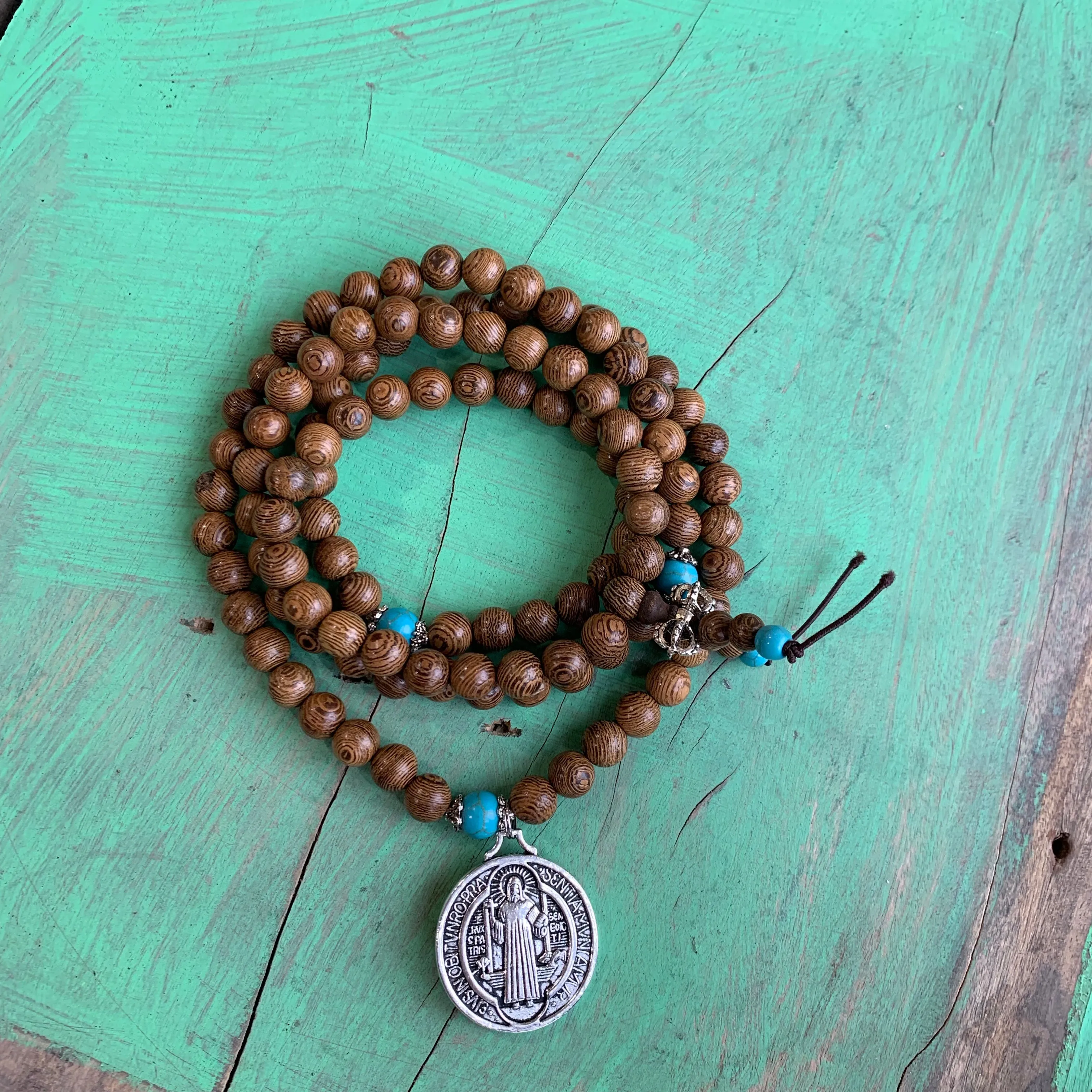St Benedict Wrap Bracelet
