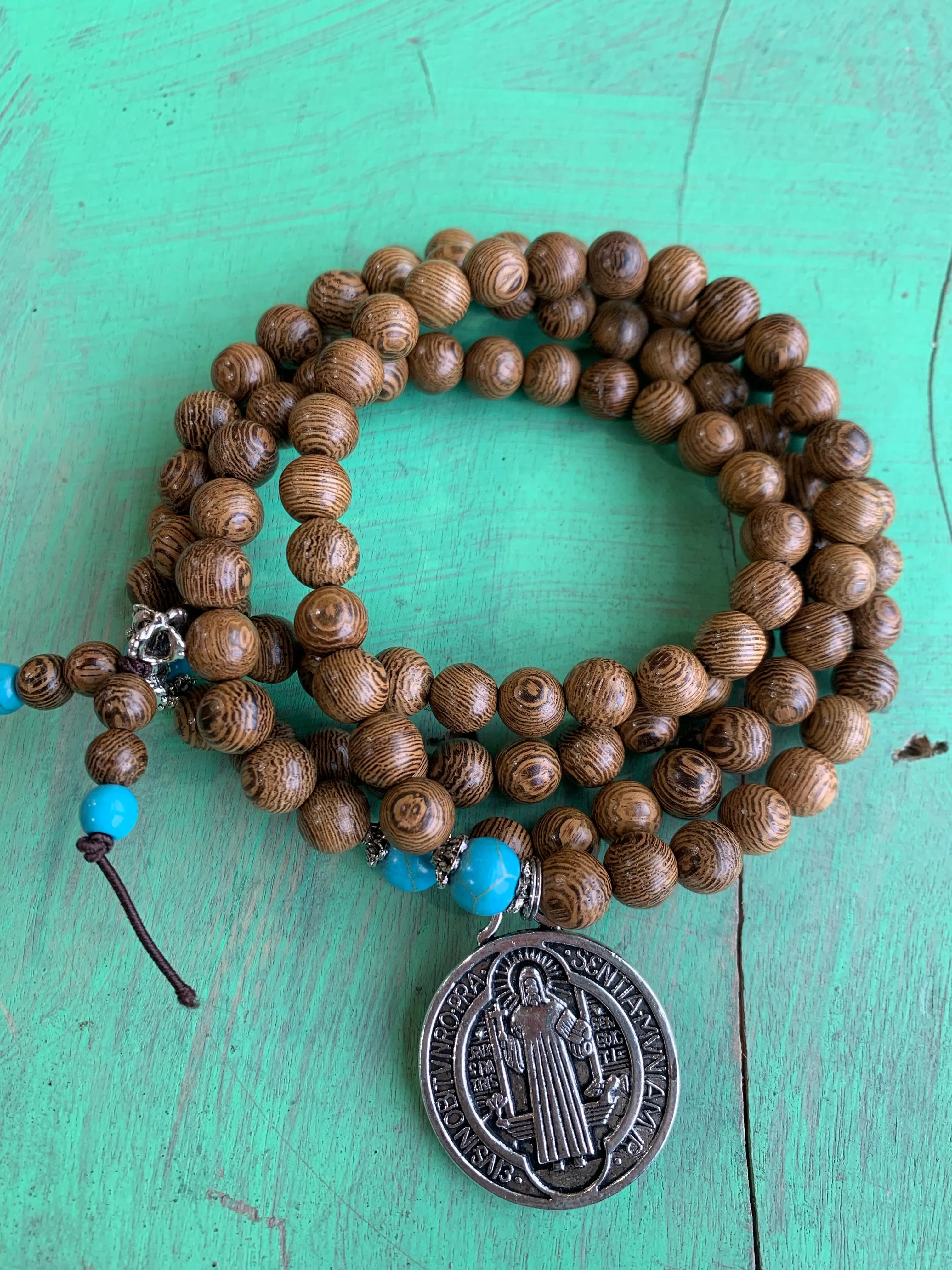 St Benedict Wrap Bracelet