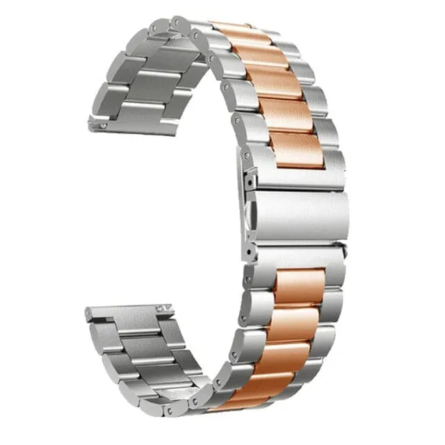Stainless Steel Link Watch Strap Compatible with the Oppo Watch 3 Pro