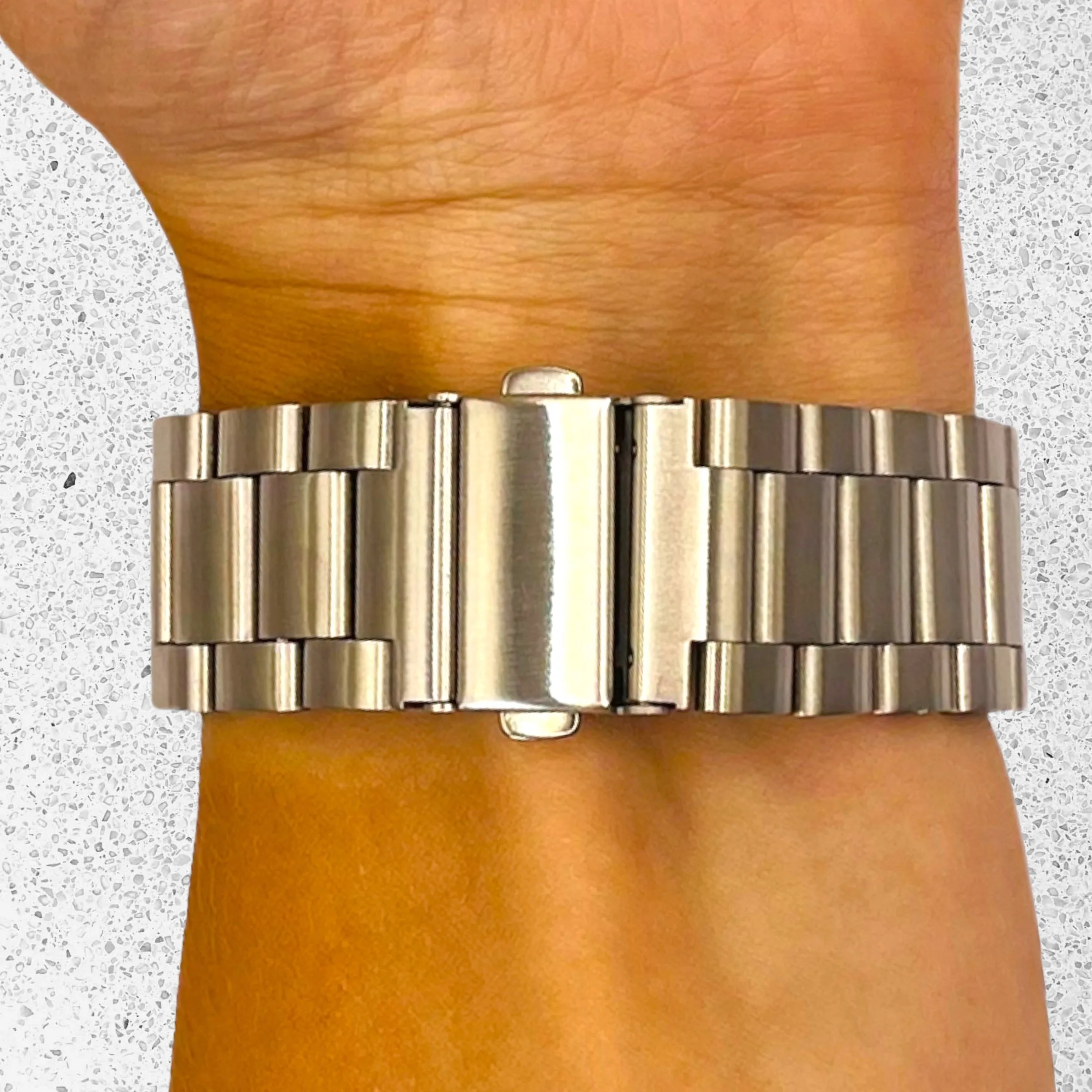 Stainless Steel Link Watch Strap Compatible with the Xiaomi Redmi Watch 3