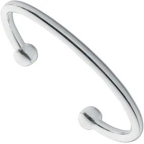 Sterling Silver 5mm Torque Bangle
