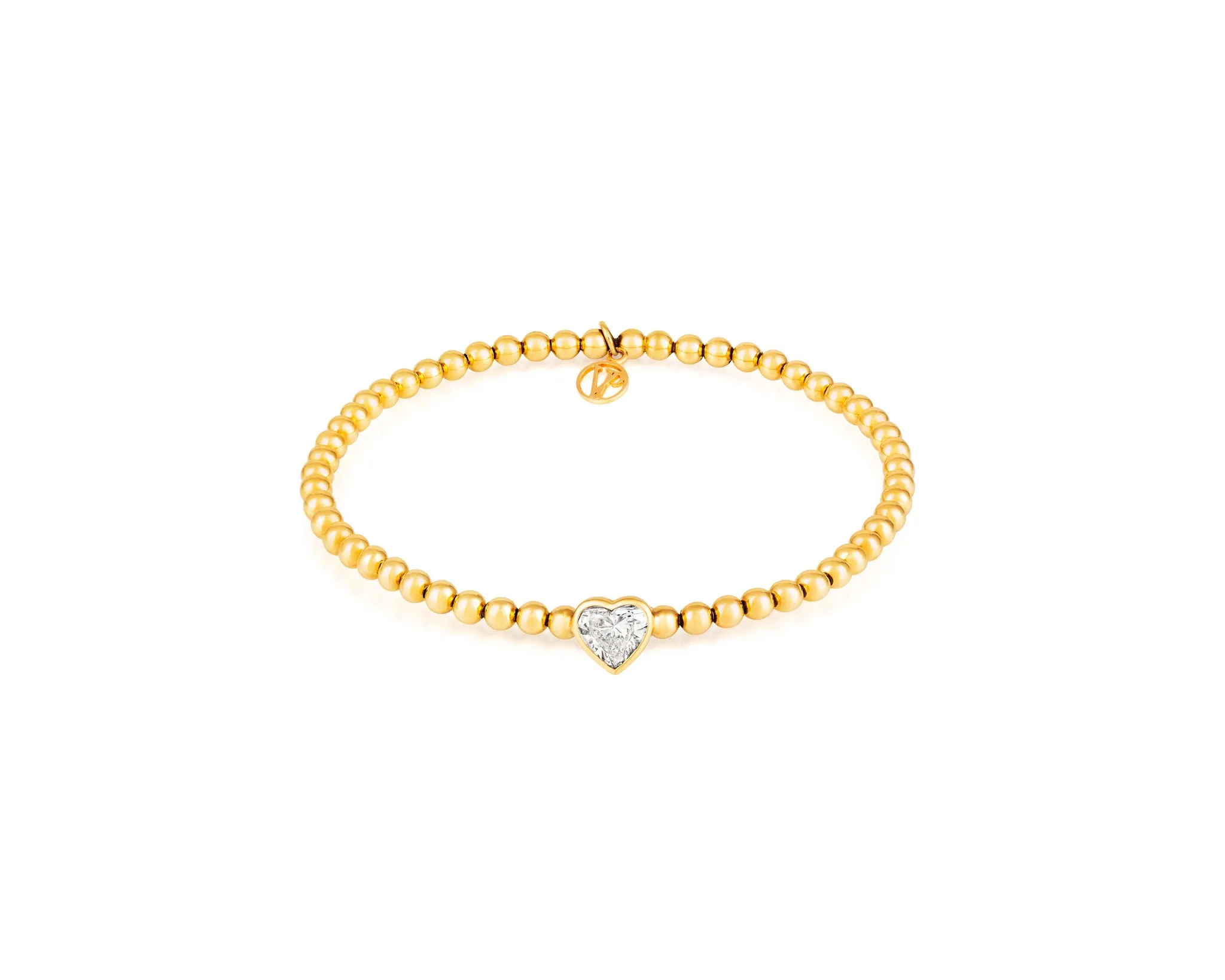 Stirata Gold Heart Bracelet