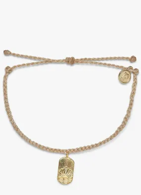 Sundown Gold Charm Bracelet in Sand by Pura Vida