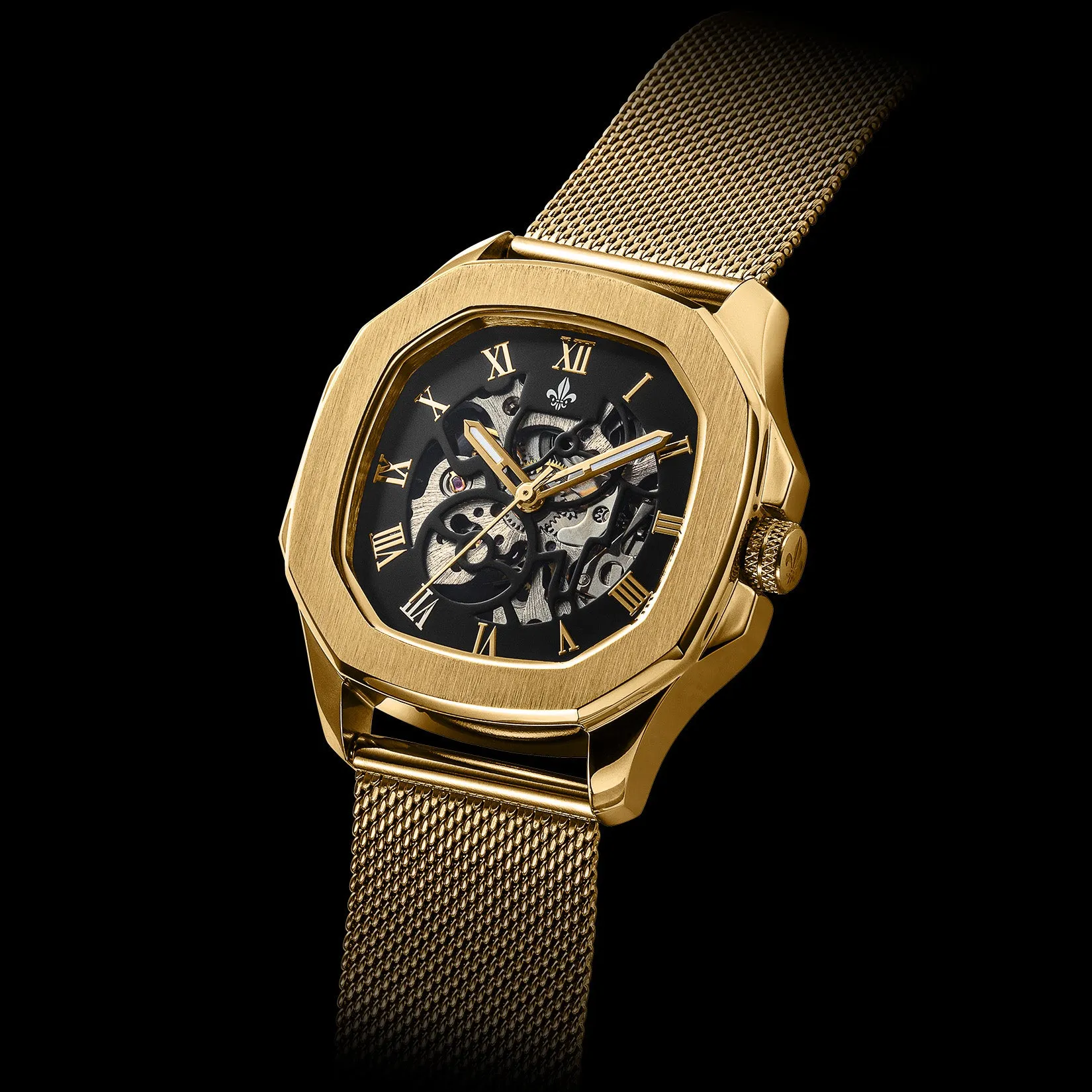 The Avalon Gold   Gold Mesh Strap