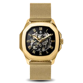The Avalon Gold   Gold Mesh Strap