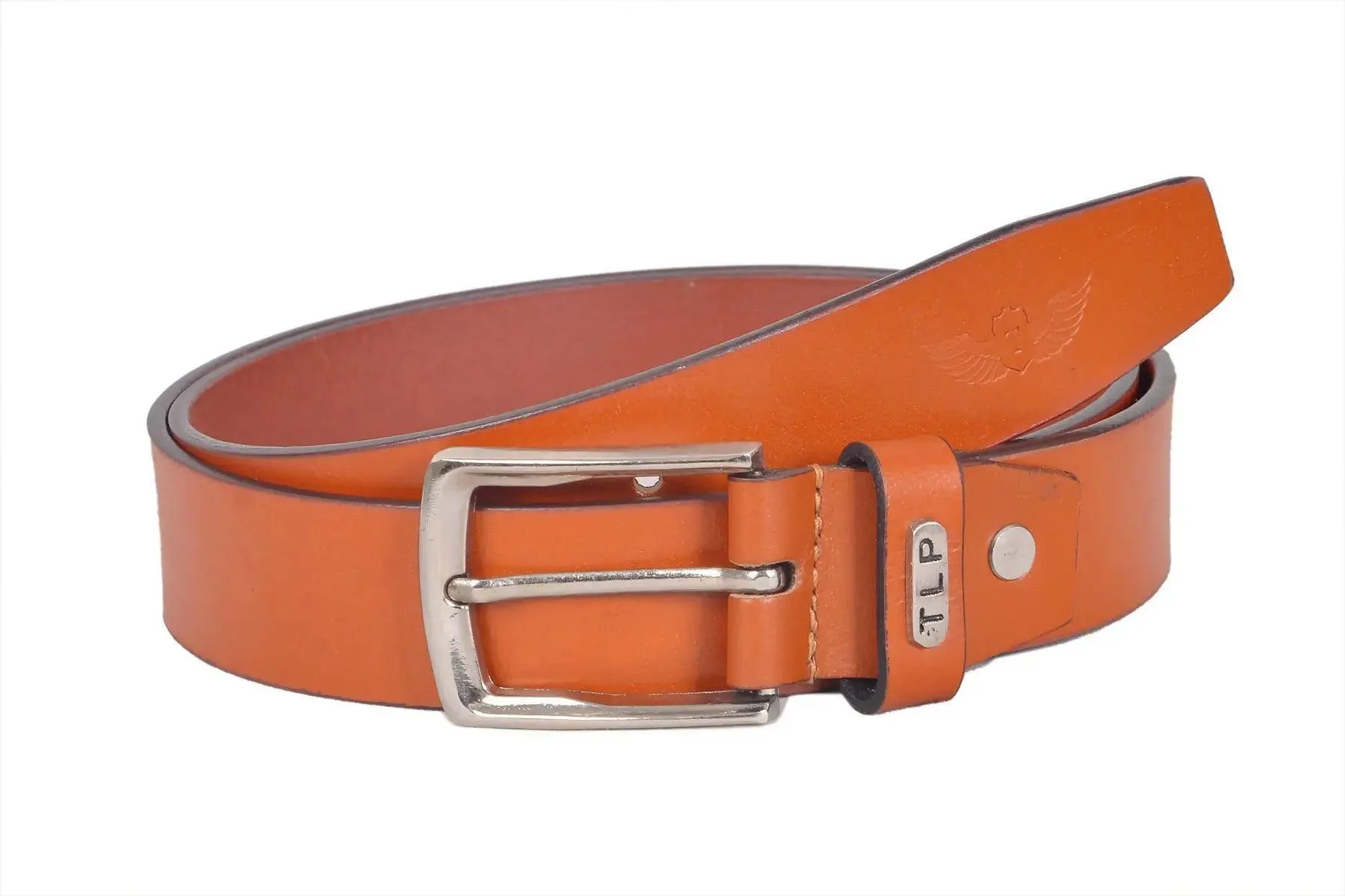 TLP Leather Belt for Men Colour - Tan / Brown (SKU BELT-10013)