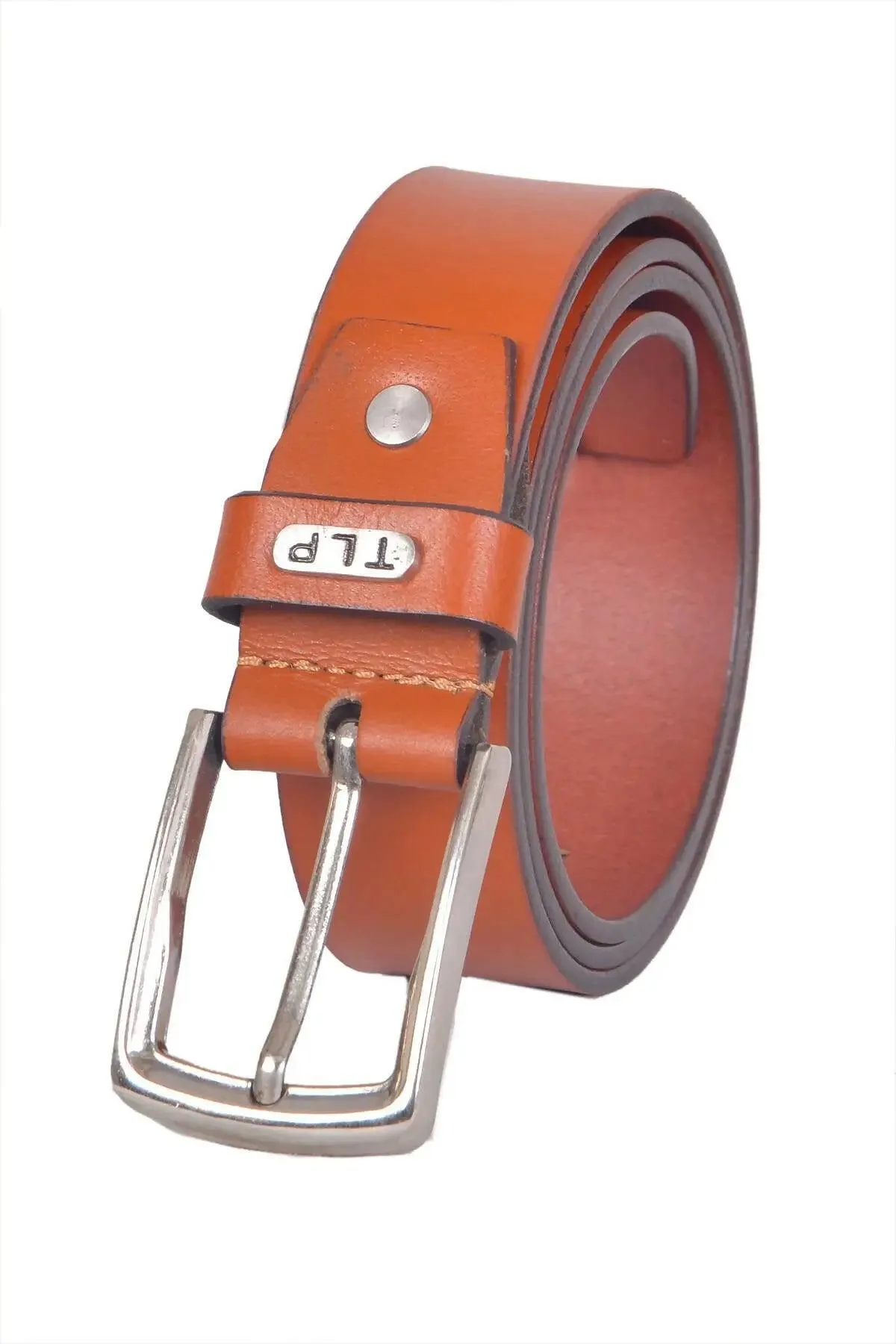 TLP Leather Belt for Men Colour - Tan / Brown (SKU BELT-10013)