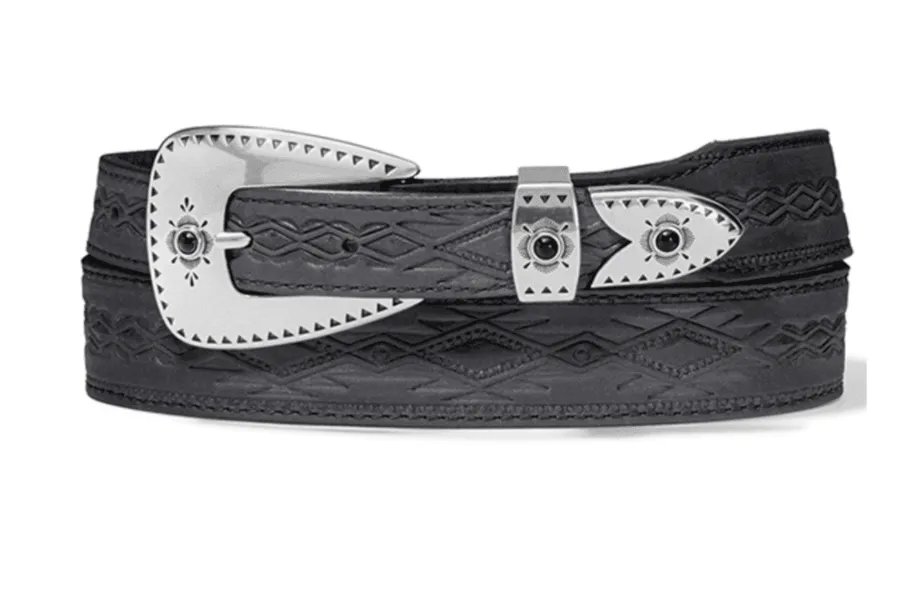 Tony Lama Ladies Dakota Black Leather Belt C51293