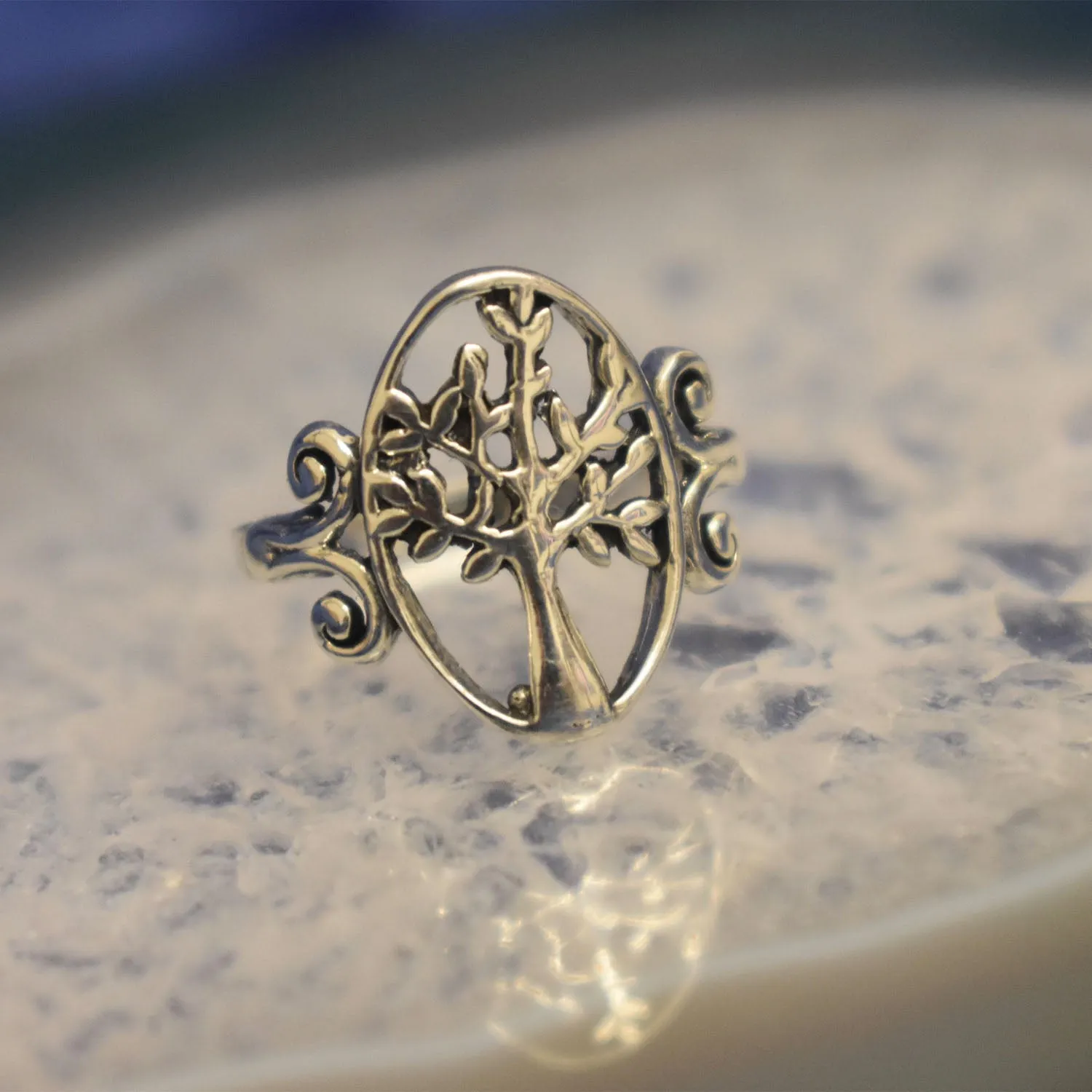 Tree of Life Ring (925) Sterling Silver
