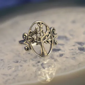 Tree of Life Ring (925) Sterling Silver