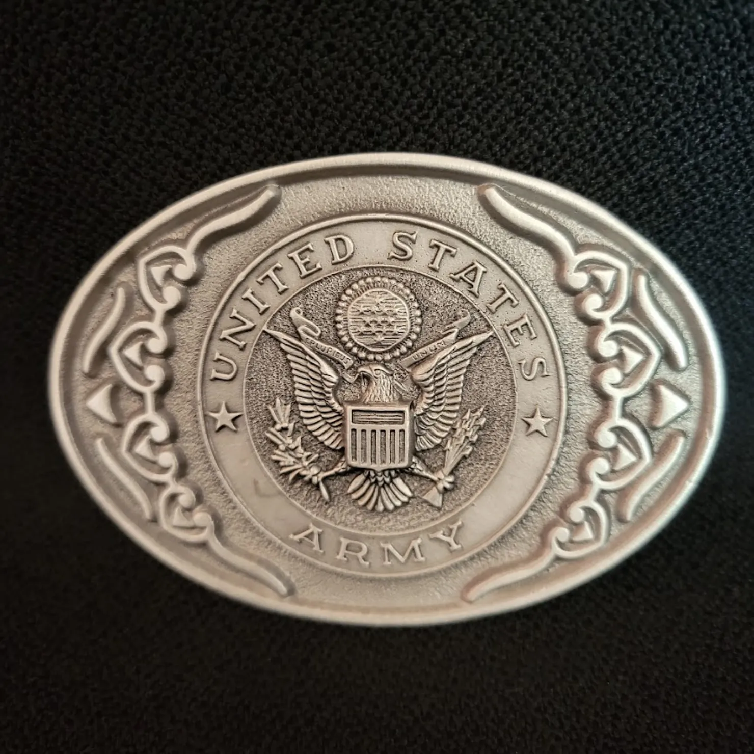 U.S. Military Pewter Belt Buckles by Colorado Silver Star Made in the USA