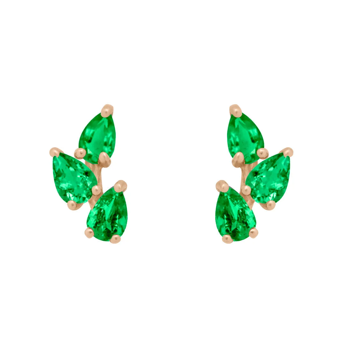 Vinea Studs, Emerald