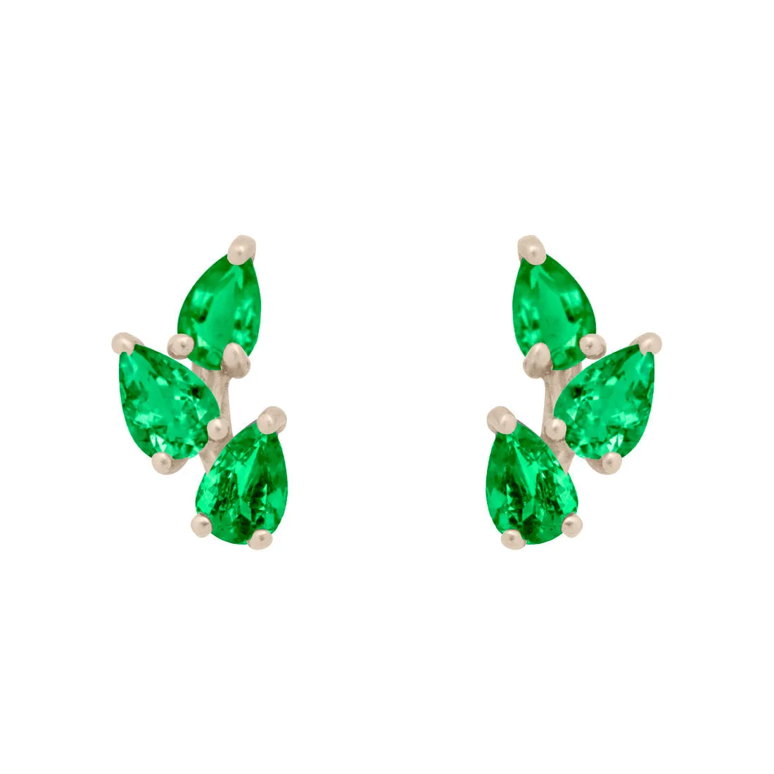 Vinea Studs, Emerald