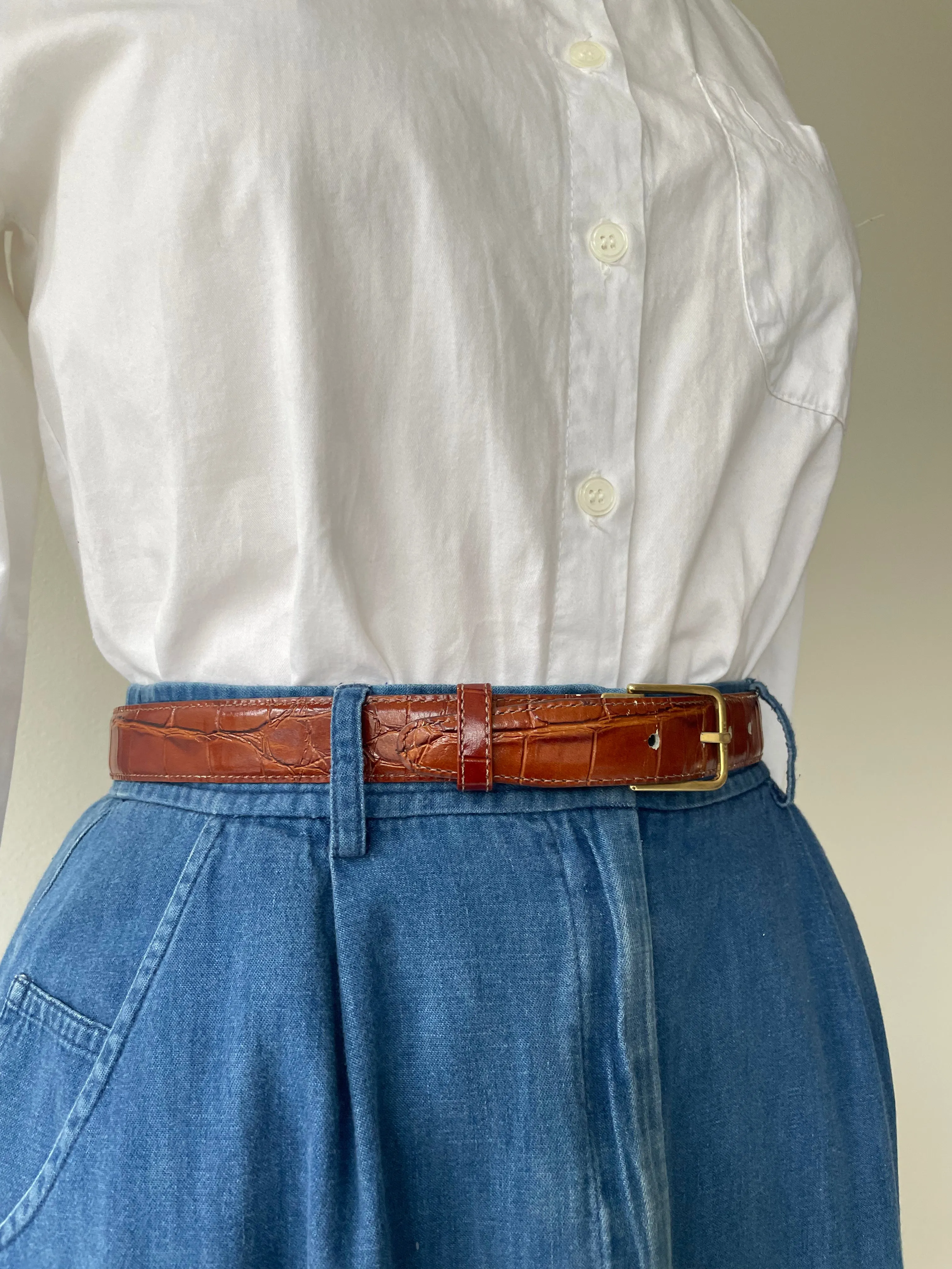 Vintage Alligator Belt | 1990s