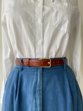 Vintage Alligator Belt | 1990s