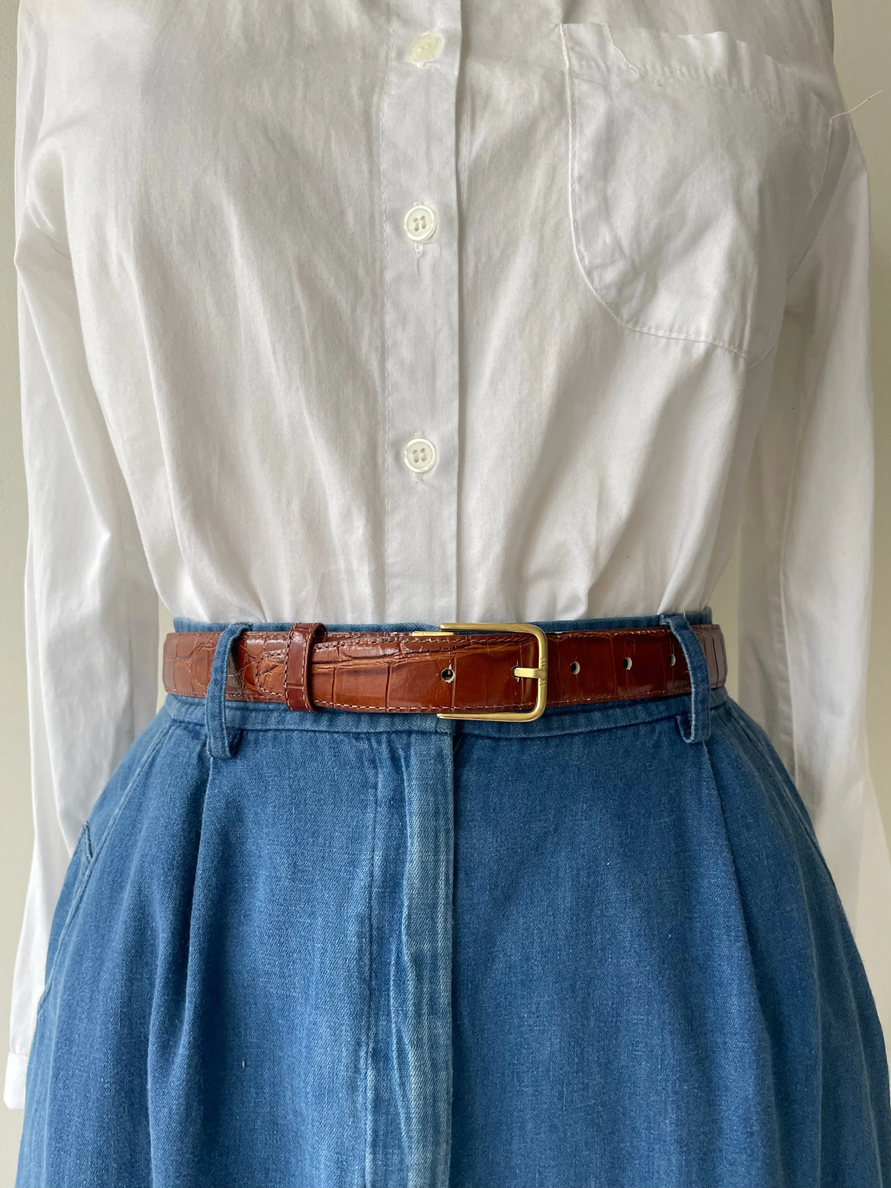 Vintage Alligator Belt | 1990s
