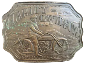Vintage Harley Davidson Belt Buckle