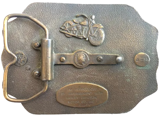 Vintage Harley Davidson Belt Buckle