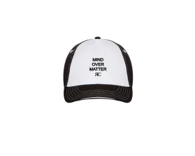 White and Black Baseball Cap - Unisex - MIND OVER MATTER