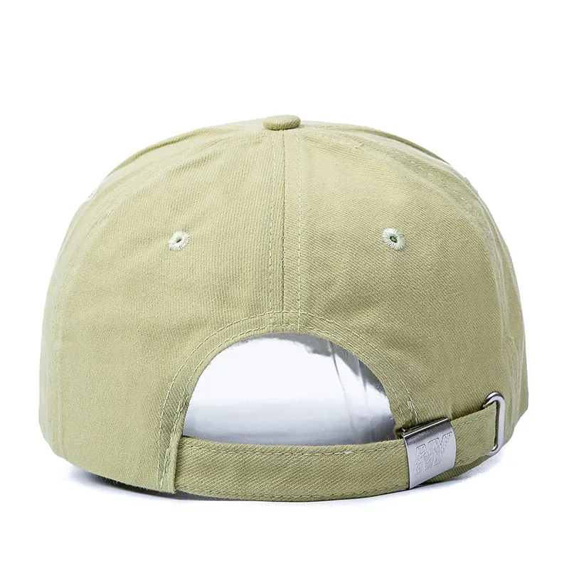 Women Men Cotton Cap Fashion NY Embroidered Hard Top Baseball Cap Female Casual Adjustable Outdoor Couple Streetwear Hat