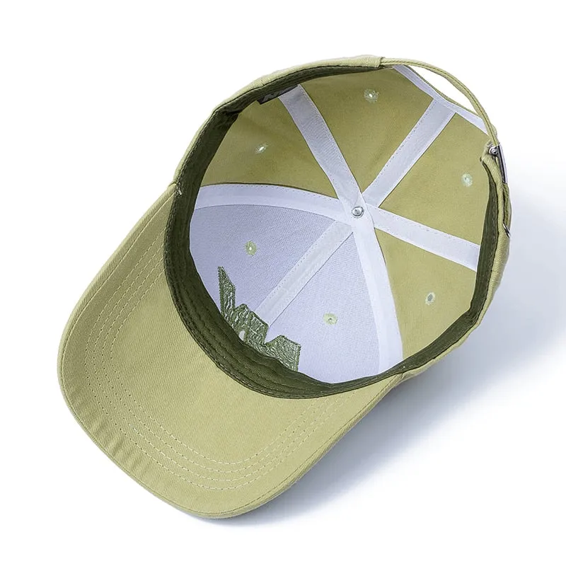 Women Men Cotton Cap Fashion NY Embroidered Hard Top Baseball Cap Female Casual Adjustable Outdoor Couple Streetwear Hat