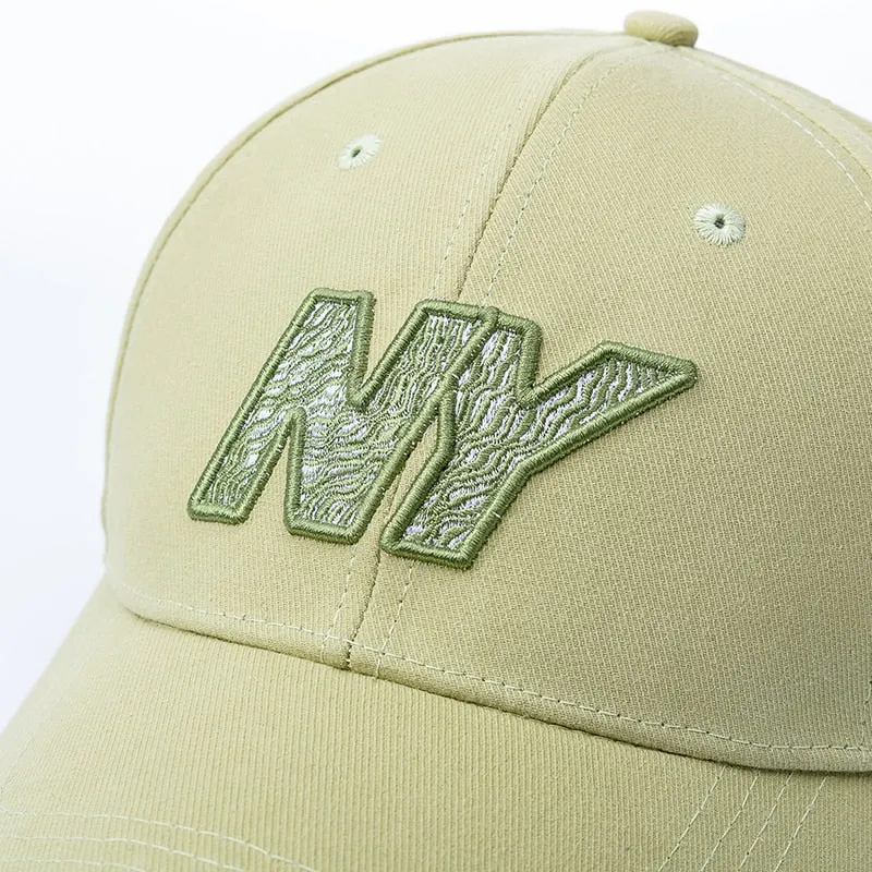 Women Men Cotton Cap Fashion NY Embroidered Hard Top Baseball Cap Female Casual Adjustable Outdoor Couple Streetwear Hat