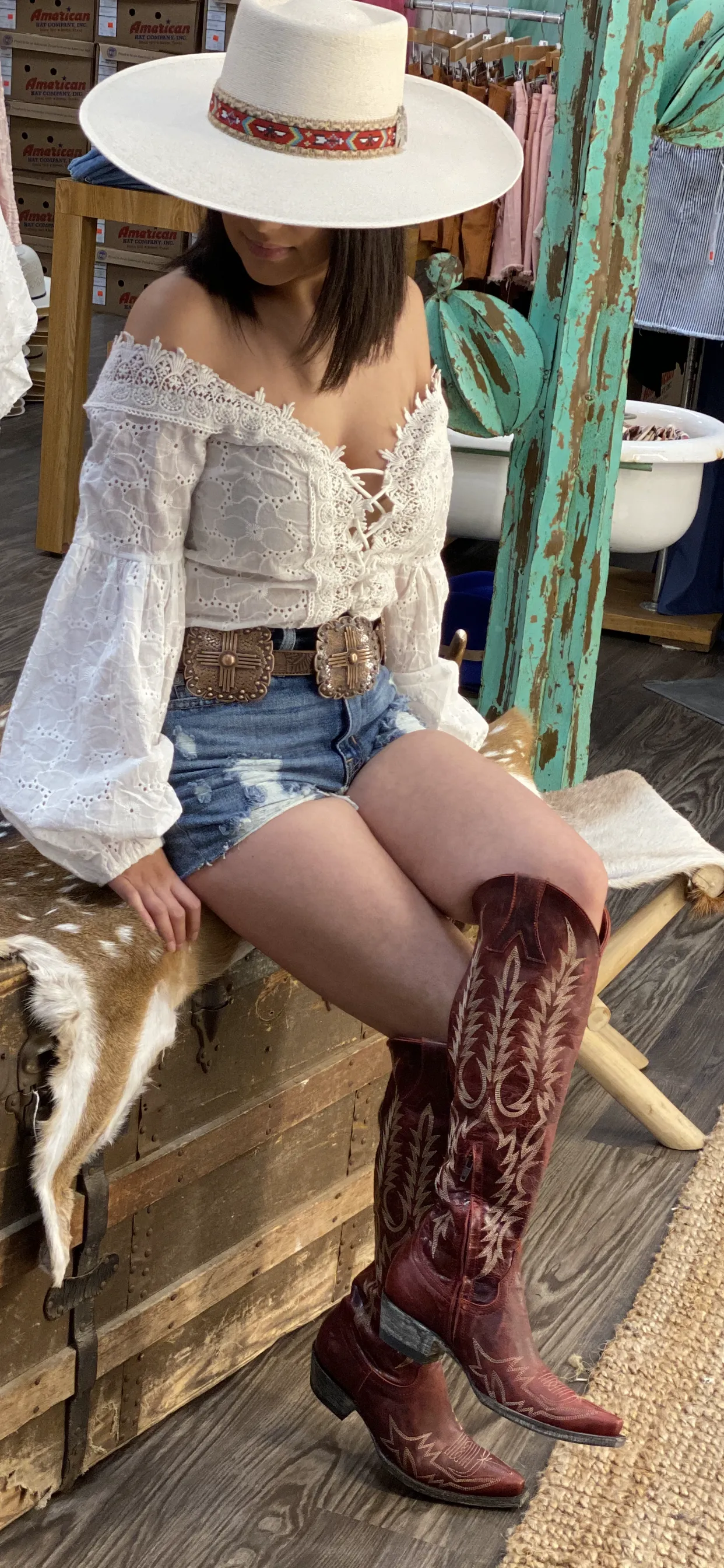 Women's Bronze Cross Concho