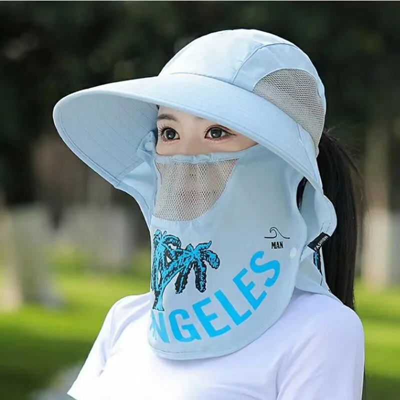 Women's Summer Hat Fashion Coconut Tree Pattern Design Straw Sun Hat Female Travel Beach Bucket Hat