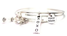 XOXO Long Tab Expandable Bangle Bracelet Set
